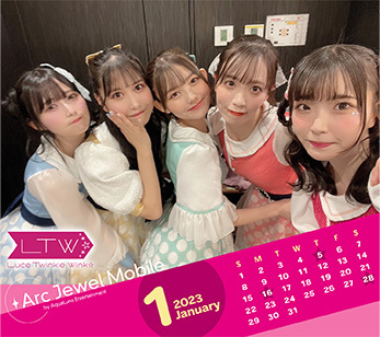 Luce Twinkle Wink☆ 1月カレンダー